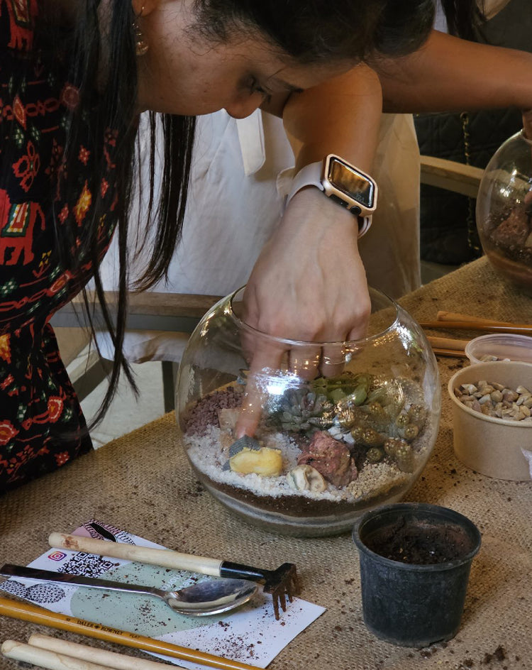 terrarium plants workshop Immersive Terrarium Making Experience in Pune – Trove Experiences
